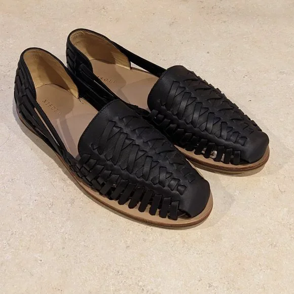 Nisolo Black Leather Sandals - Picture 3 of 6